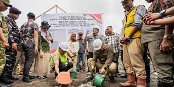 Pembangunan Kampung Nelayan Merah Putih Pantai Labu Deli Serdang, Selesai Dalam 120 Hari