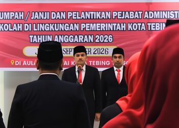 Wali Kota Iman Irdian Tegaskan Tidak Ada Praktik Jual Beli Jabatan Di Lingkungan Pemko Tebing Tinggi