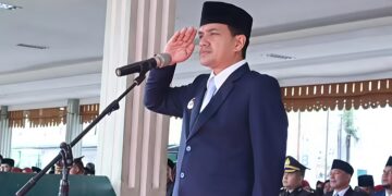 WALI KOTA TEBING TINGGI TEGASKAN KOMITMEN PEMERATAAN PEMBANGUNAN DAN PELAYANAN PUBLIK, PADA PERINGATAN HARI KESAKTIAN PANCASILA 